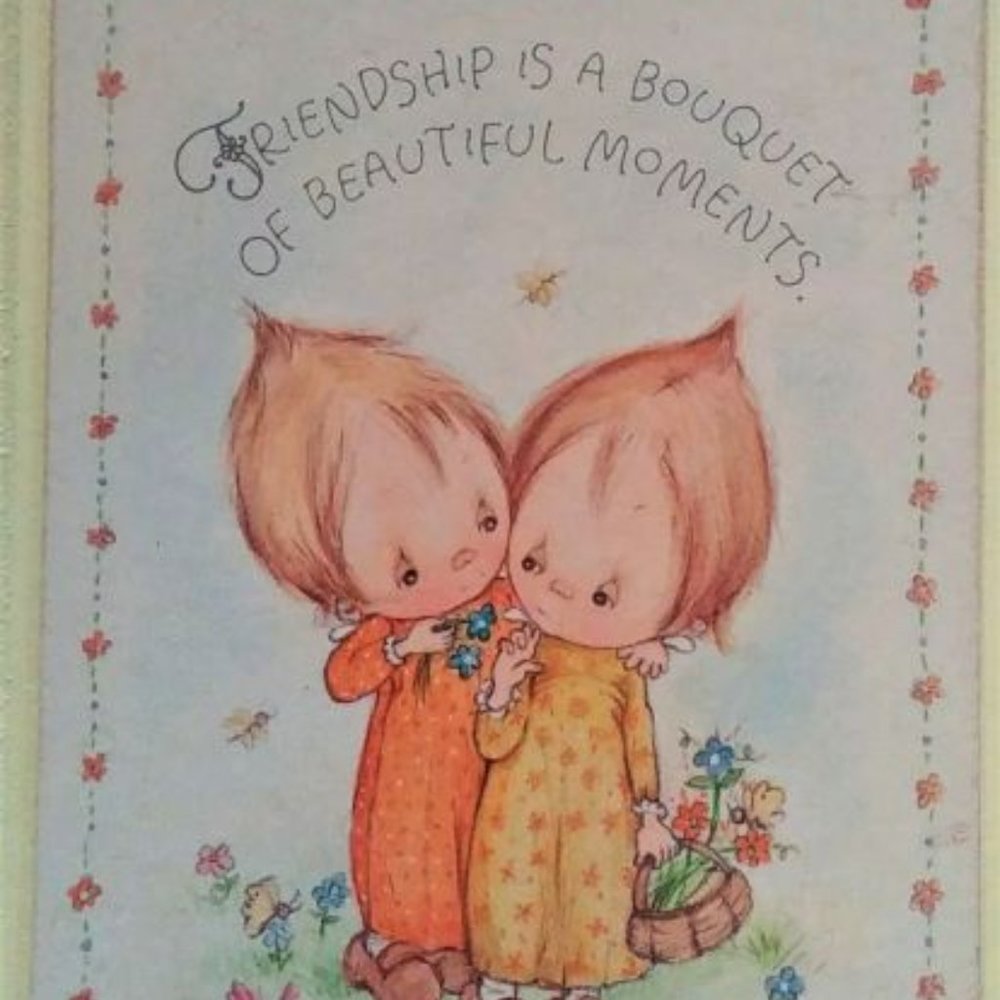 Vintage “Friendship” Wall Hanging